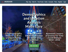 Tablet Screenshot of meridianecon.com